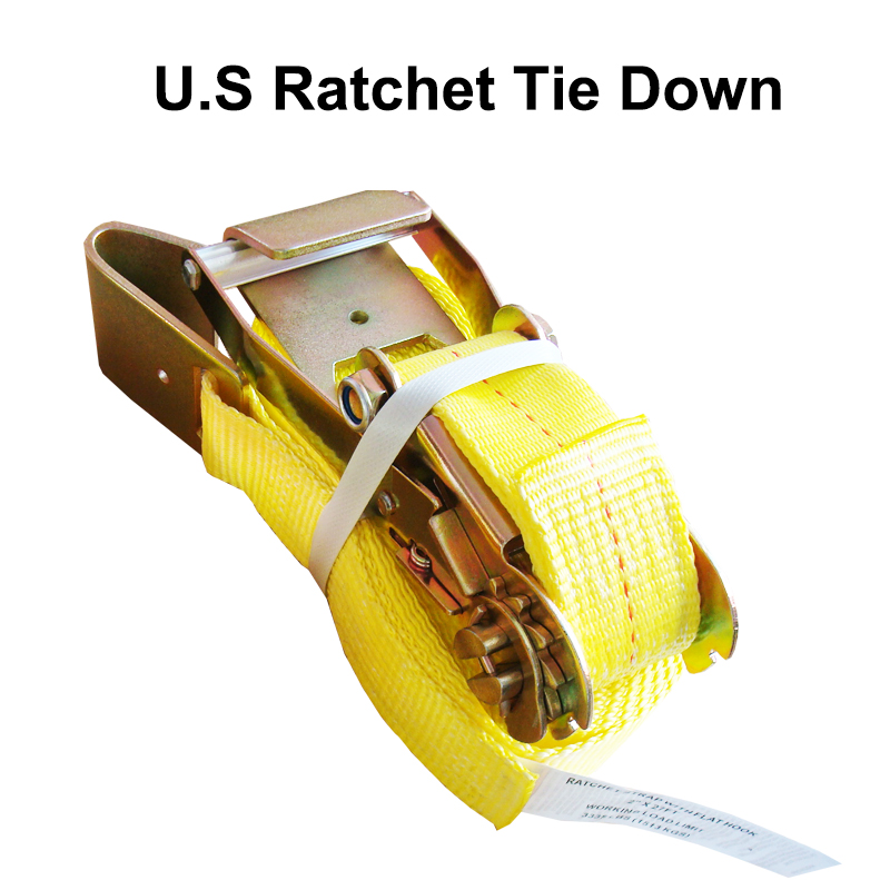 OEM US Ratchet Tie Down Ratchet straps Truck Winch Strap 2inch 3inch