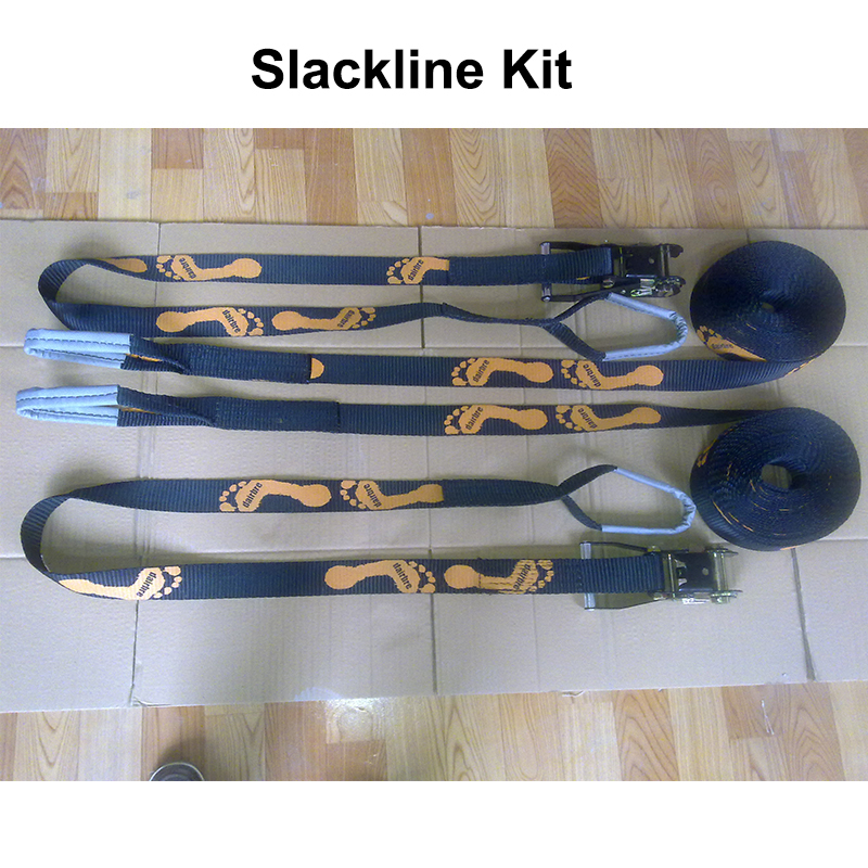 OEM Slackline Kit with Tree Protectors Classic Slackline Top Line Ninja